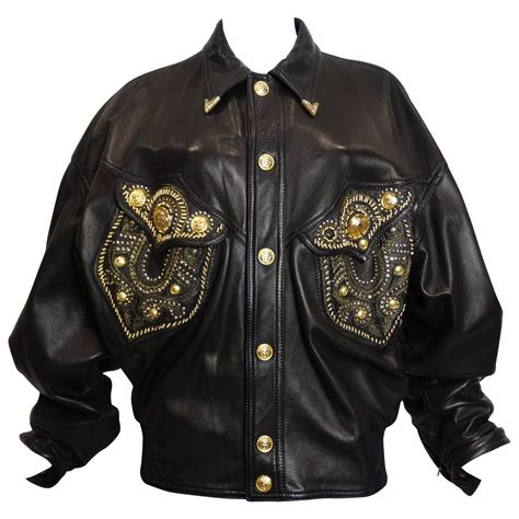 versace collection motorcycle jacket